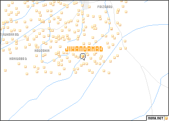 map of Jīwan da Mad