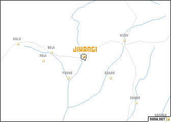 map of Jiwangi