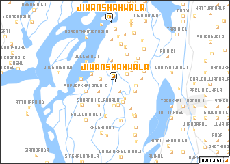 map of Jīwan Shāhwāla