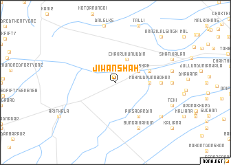 map of Jīwan Shāh