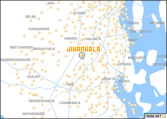 map of Jīwanwāla