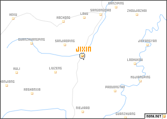 map of Jixin