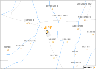 map of Jize