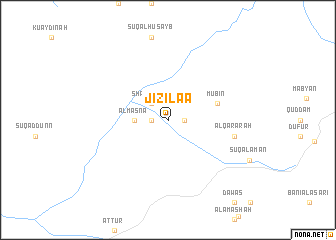 map of Jizilaa