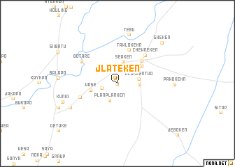 map of Jlateken