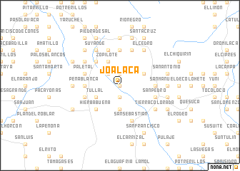 map of Joalaca