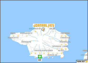 map of Joana Alves