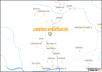 map of Joane Chibundene