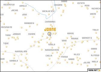 map of Joane