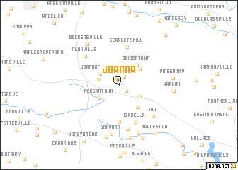 map of Joanna