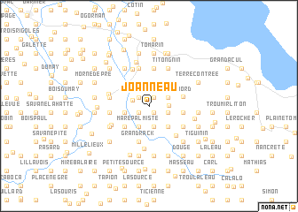 map of Joanneau