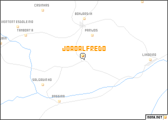 map of João Alfredo