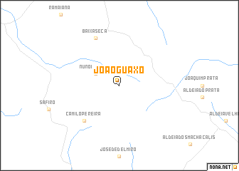 map of João Guaxo