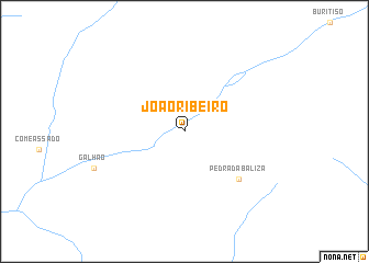 map of João Ribeiro