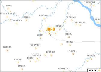 map of João