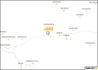 map of João