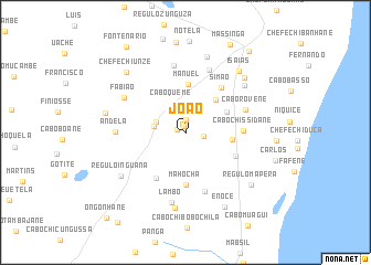 map of João