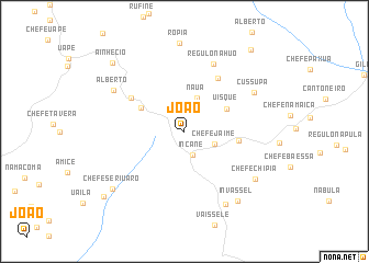 map of João