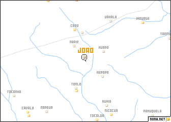 map of João