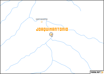 map of Joaquim Antônio