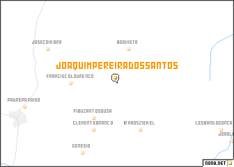 map of Joaquim Pereira dos Santos