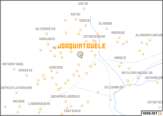 map of Joaquim Touele