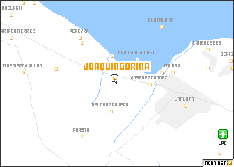 map of Joaquín Gorina