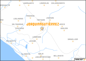 map of Joaquín M. Gutiérrez
