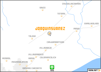 map of Joaquín Suárez