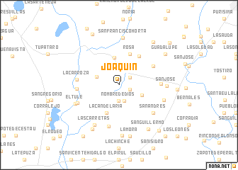 map of Joaquín