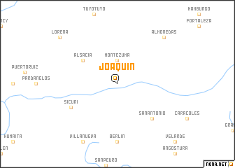 map of Joaquín