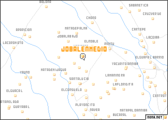 map of Jobal en Medio