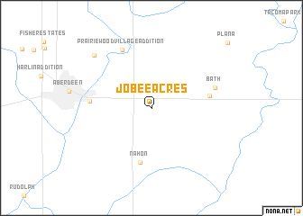 map of Jobee Acres