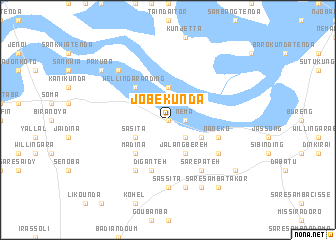 map of Jobe Kunda