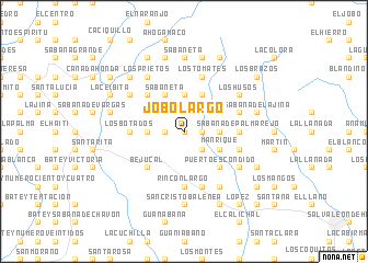 map of Jobo Largo