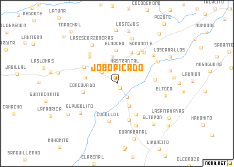 map of Jobo Picado