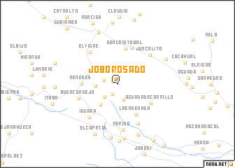 map of Jobo Rosado