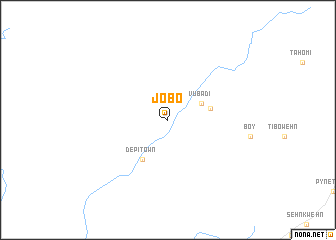 map of Jobo