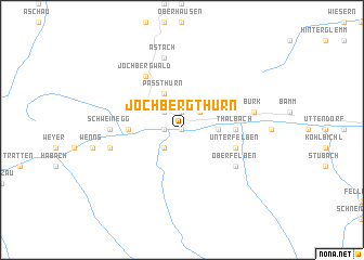 map of Jochbergthurn