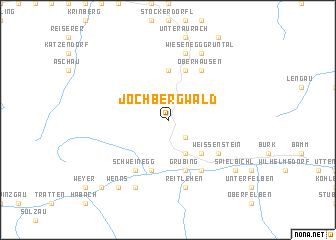 map of Jochbergwald