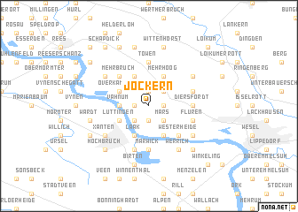 map of Jöckern