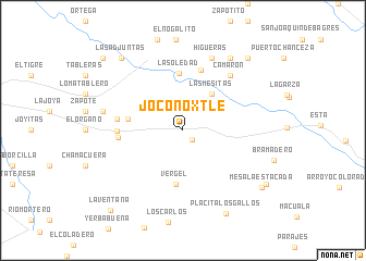 map of Joconoxtle