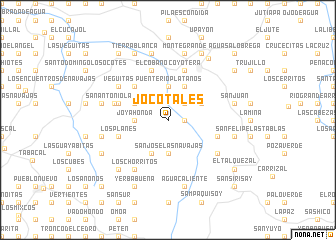 map of Jocotales