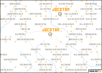 map of Jocotán