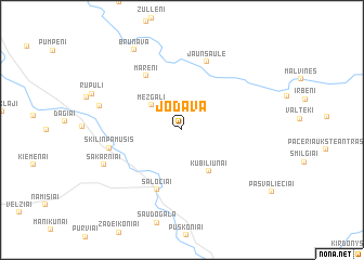 map of Jodava