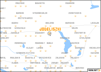 map of Jodeliszki