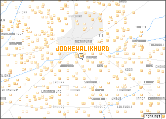 map of Jodhewāli Khurd