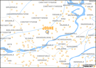 map of Jodhe