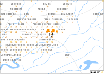 map of Jodhe