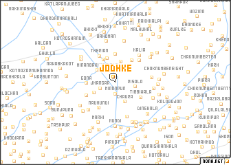 map of Jodhke